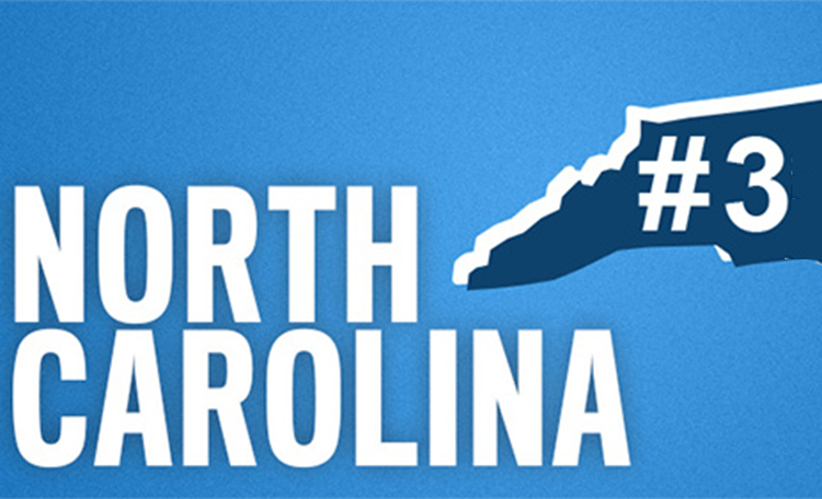 North Carolina Named #3 in Business