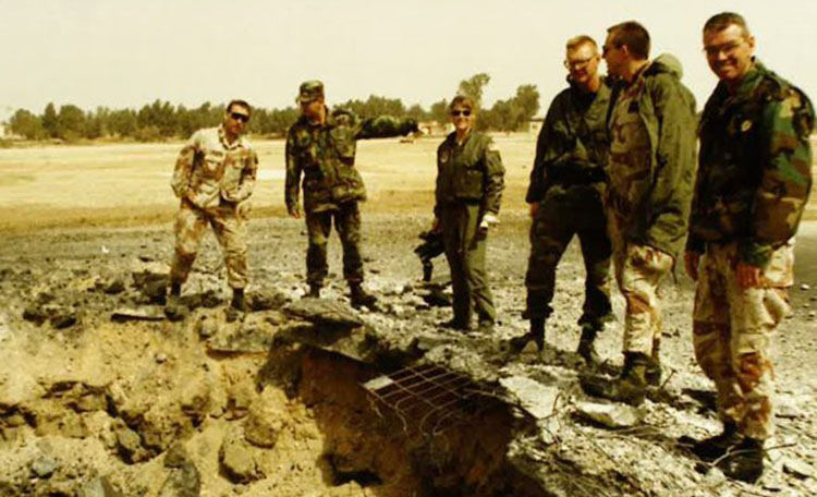 Rick Cenkus Military Group Photo