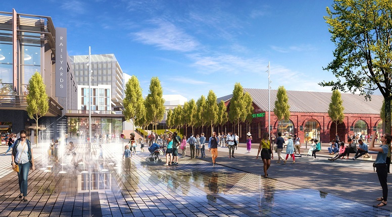 The Railyards Rendering Day