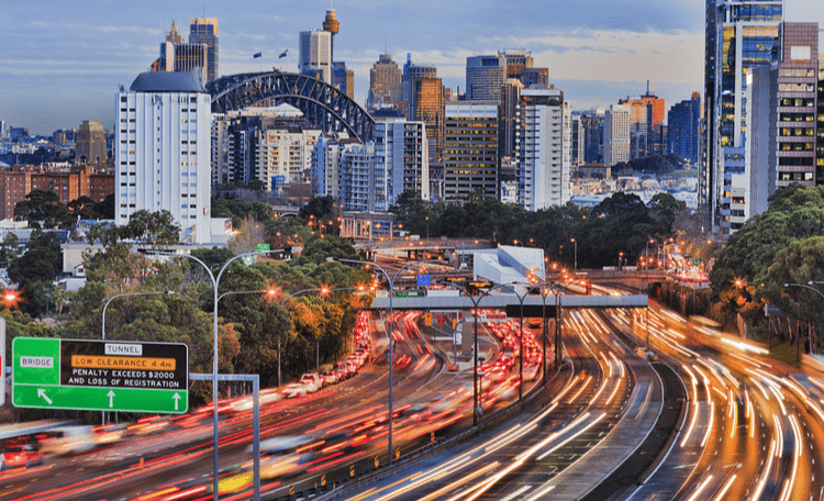 North Sydney Highway Traffic
