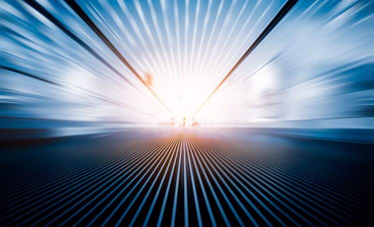 blurred horizon