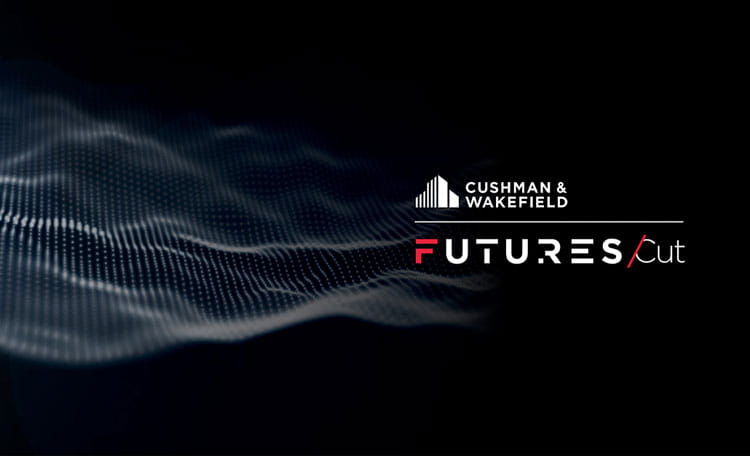 tech mesh graphic black background