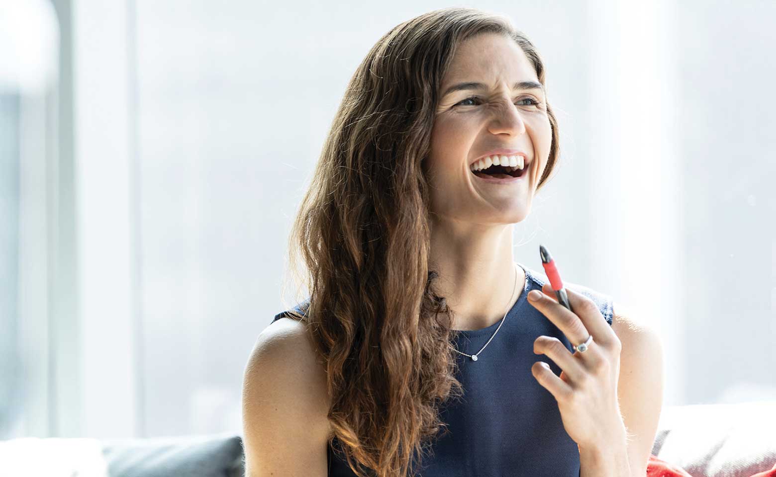 laughing woman (image)