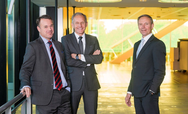 Tom Berkhout, professor of Real Estate aan Nyenrode Business Universiteit, Jacques Boeve, Head of Valuation & Advisory van Cushman & Wakefield, Hans Op ’t Veld, Head of Listed Real Estate PGGM.