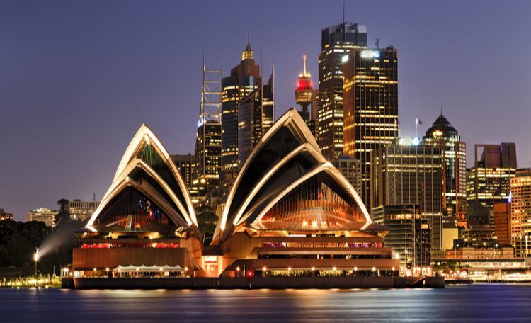Sydney Opera House - source shutterstock