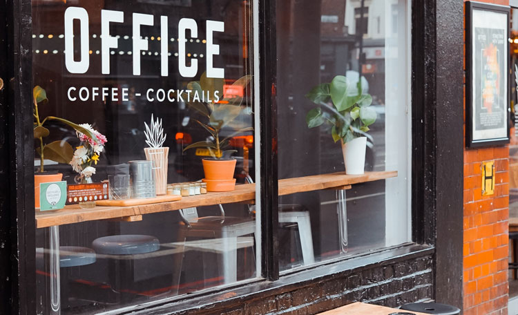 Shoreditch coffee house